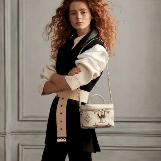 Louis Vuitton Shoulder and Totes Louis Vuitton Vanity PM Black M45780 Creme M45599 8211 Louis Vuitton Handbag Store 8211 Women