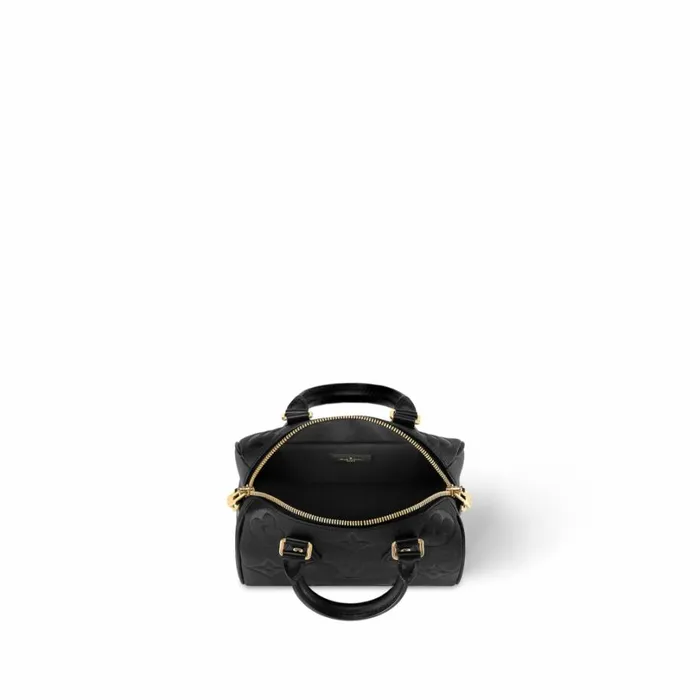 Louis Vuitton Speedy Bag Louis Vuitton M58953 Speedy Bandoulire 20 Monogram Empreinte Leather Black 8211 Louis Vuitton Handbag Store 8211 Women