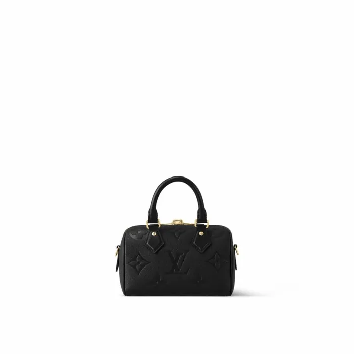 Louis Vuitton Speedy Bag Louis Vuitton M58953 Speedy Bandoulire 20 Monogram Empreinte Leather Black 8211 Louis Vuitton Handbag Store 8211 Women