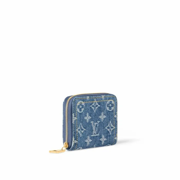 Louis Vuitton Wallets Louis Vuitton M82957 Zippy Coin Purse Denim Blue 8211 Louis Vuitton Handbag Store 8211 Women