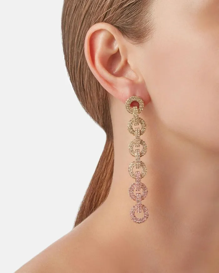 Love Link Earrings Gold Women Aquazzura Jewelry Love Link Earrings Gold Women Aquazzura Jewelry