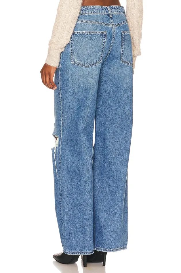 Lovers and Friends Denim Women Kade Low Rise Extra Wide Leg Boulevard Lovers and Friends Denim Women Kade Low Rise Extra Wide Leg Boulevard