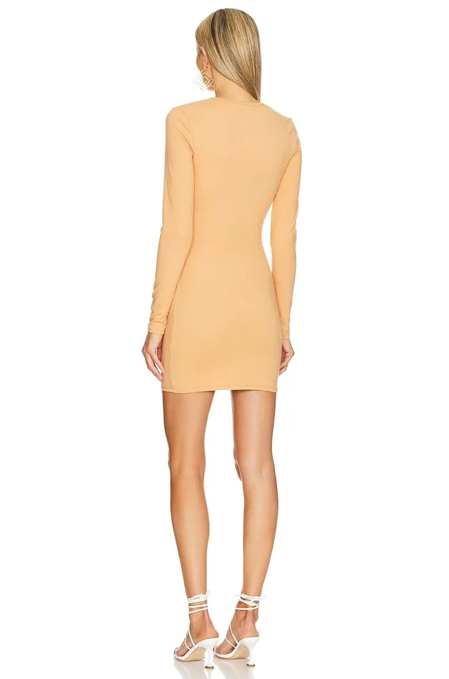 Lovers and Friends Dresses Women Darcey Mini Dress Latte Brown Lovers and Friends Dresses Women Darcey Mini Dress Latte Brown