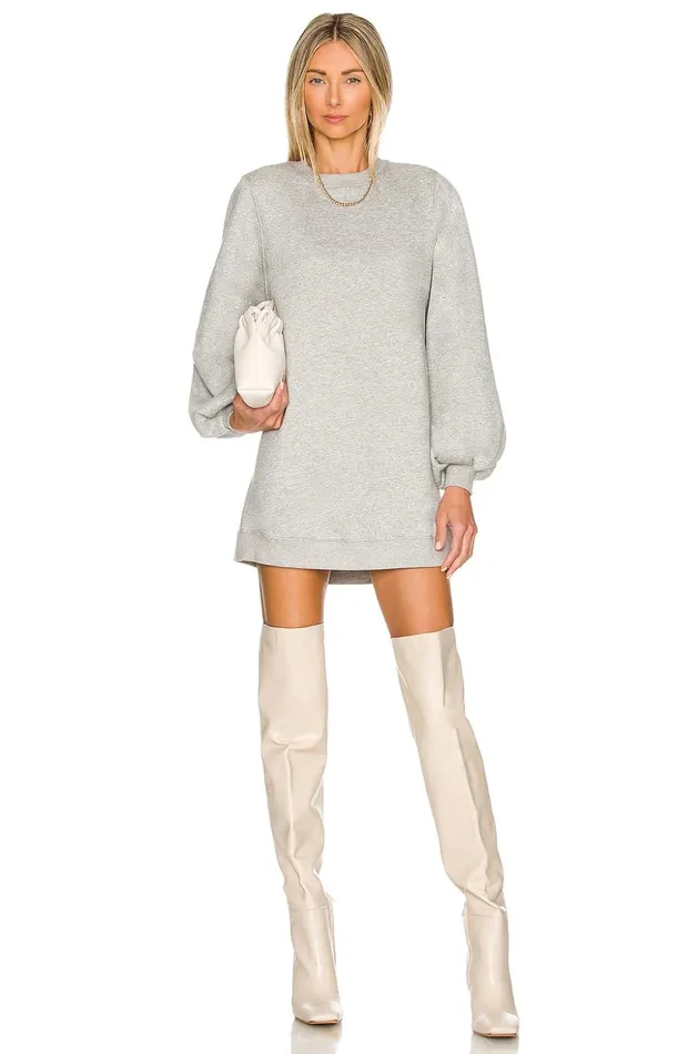 Lovers and Friends Dresses Women Jessa Sweatshirt Dress Charcoal