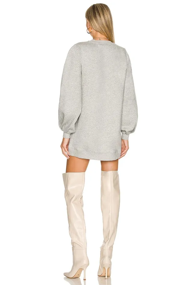 Lovers and Friends Dresses Women Jessa Sweatshirt Dress Charcoal Lovers and Friends Dresses Women Jessa Sweatshirt Dress Charcoal