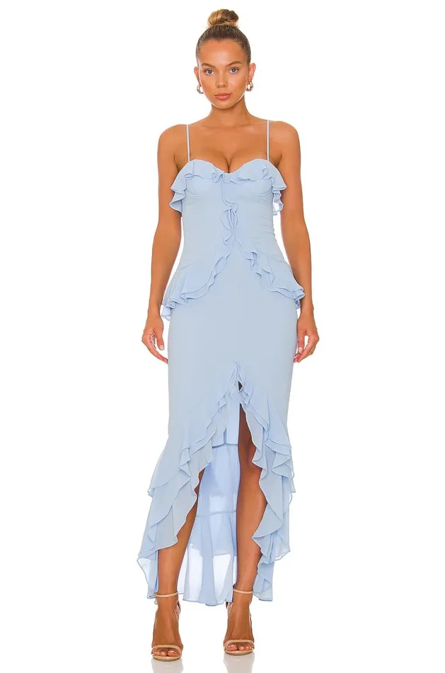 Lovers and Friends Dresses Women Melissa Gown Baby Blue