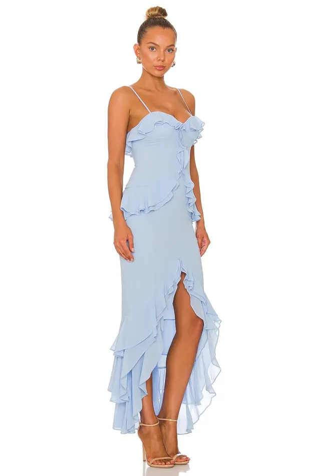 Lovers and Friends Dresses Women Melissa Gown Baby Blue Lovers and Friends Dresses Women Melissa Gown Baby Blue