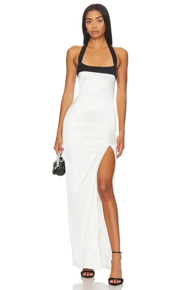 Lovers and Friends Dresses Women Shalia Gown White and Black