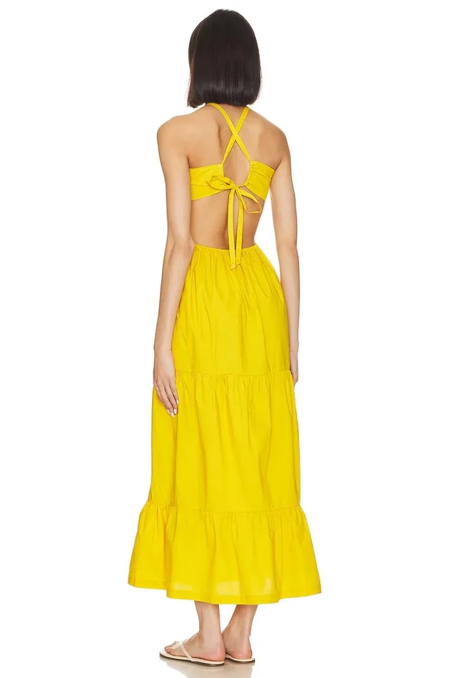 Lovers and Friends Dresses Women X Jetset Christina Easy Breezy Maxi Dress Yellow Lovers and Friends Dresses Women X Jetset Christina Easy Breezy Maxi Dress Yellow