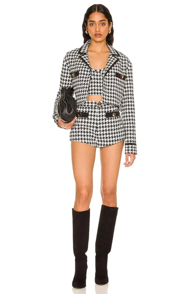Lovers and Friends Jackets and Coats Women Marciana Jacket Black and White Lovers and Friends Jackets and Coats Women Marciana Jacket Black and White