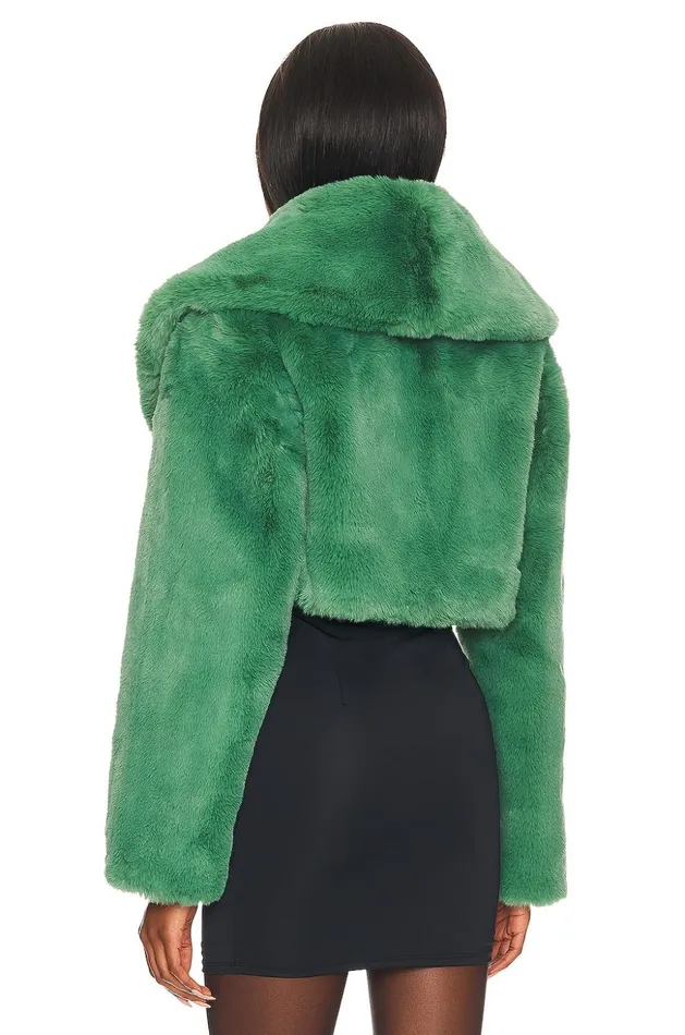 Lovers and Friends Jackets and Coats Women Zoe Cropped Jacket Spruce Green Lovers and Friends Jackets and Coats Women Zoe Cropped Jacket Spruce Green