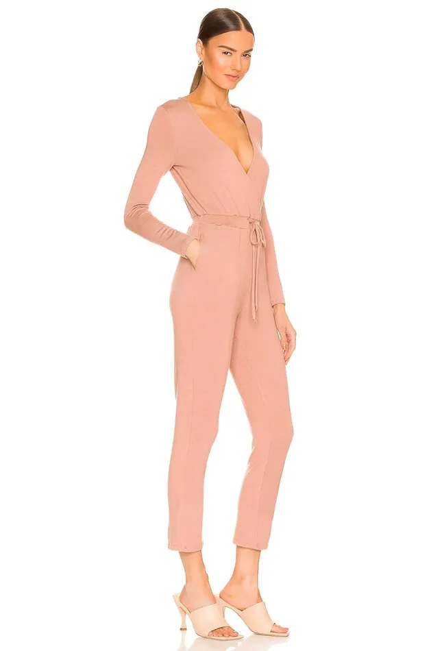 Lovers and Friends Jumpsuits Women Frankie Jumpsuit Latte Brown Lovers and Friends Jumpsuits Women Frankie Jumpsuit Latte Brown