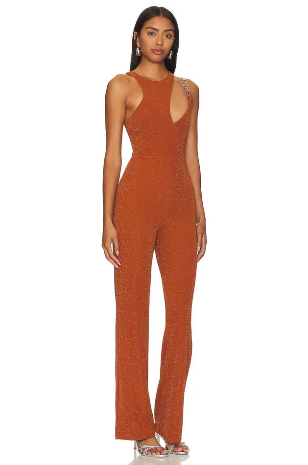 Lovers and Friends Jumpsuits Women Kiki Jumpsuit Copper Lovers and Friends Jumpsuits Women Kiki Jumpsuit Copper