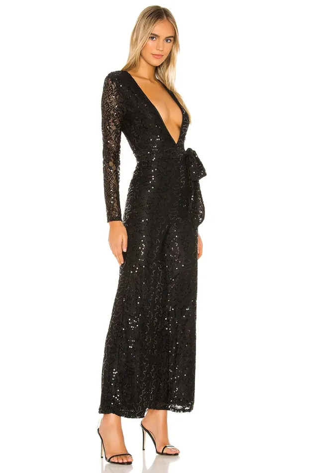 Lovers and Friends Jumpsuits Women Leighton Jumpsuit Black Lovers and Friends Jumpsuits Women Leighton Jumpsuit Black