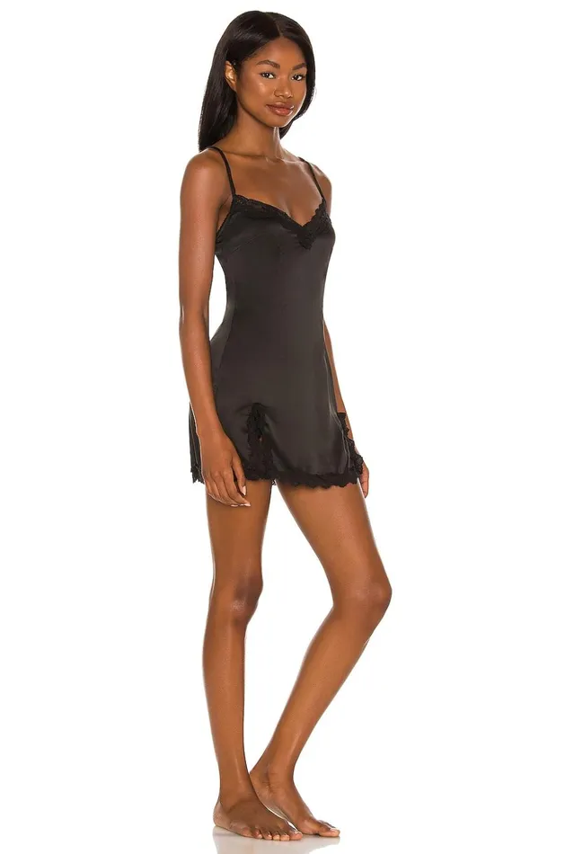 Lovers and Friends Lingerie and Sleepwear Women Cassandra Slip Black Lovers and Friends Lingerie and Sleepwear Women Cassandra Slip Black