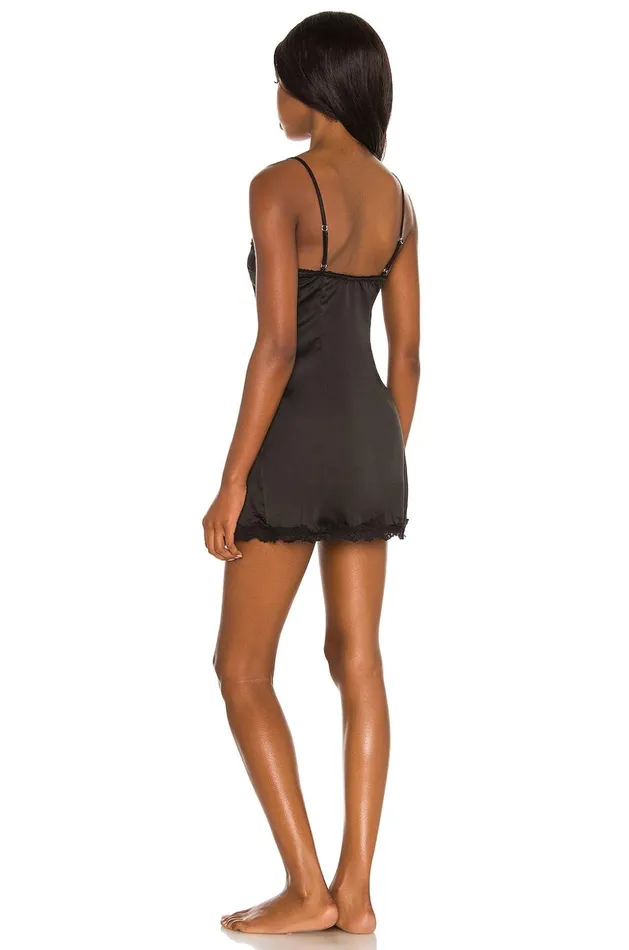 Lovers and Friends Lingerie and Sleepwear Women Cassandra Slip Black Lovers and Friends Lingerie and Sleepwear Women Cassandra Slip Black