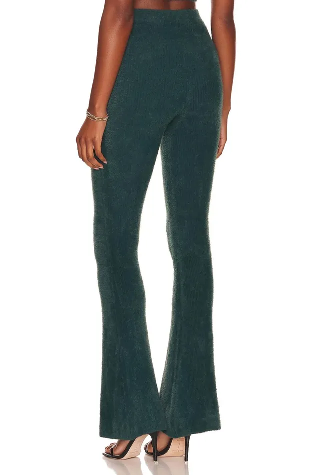 Lovers and Friends Pants Women Ellena Knit Pants Dark Teal Lovers and Friends Pants Women Ellena Knit Pants Dark Teal
