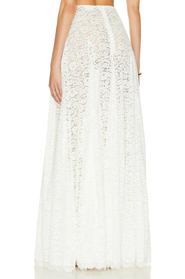 Lovers and Friends Skirts Women Emilia Skirt White Lace Lovers and Friends Skirts Women Emilia Skirt White Lace