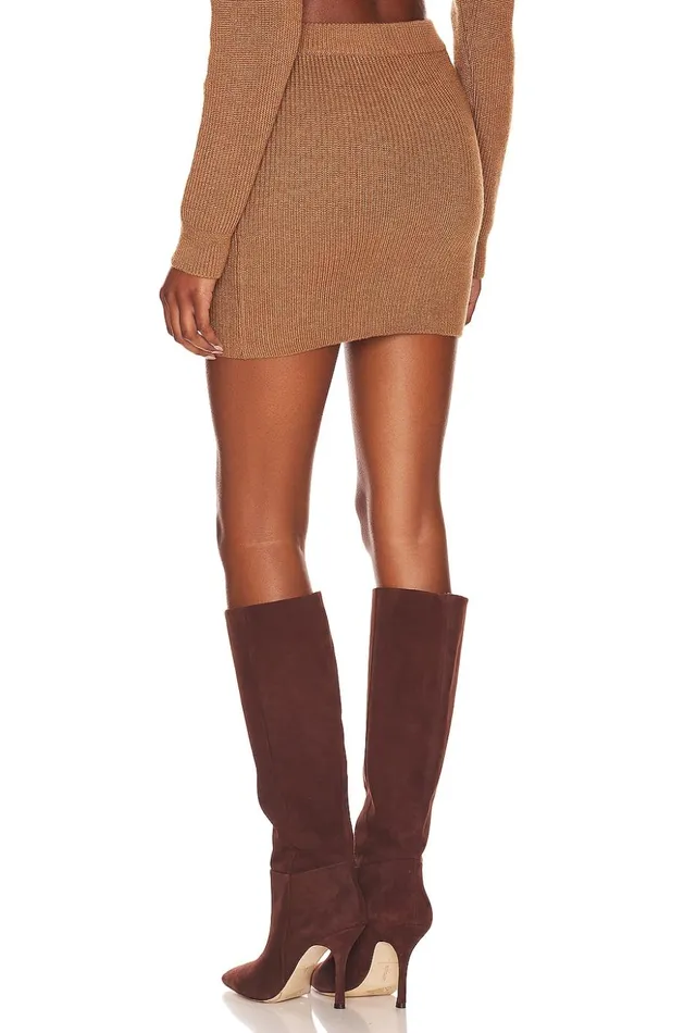 Lovers and Friends Skirts Women Estella Embellished Mini Skirt Chestnut Lovers and Friends Skirts Women Estella Embellished Mini Skirt Chestnut