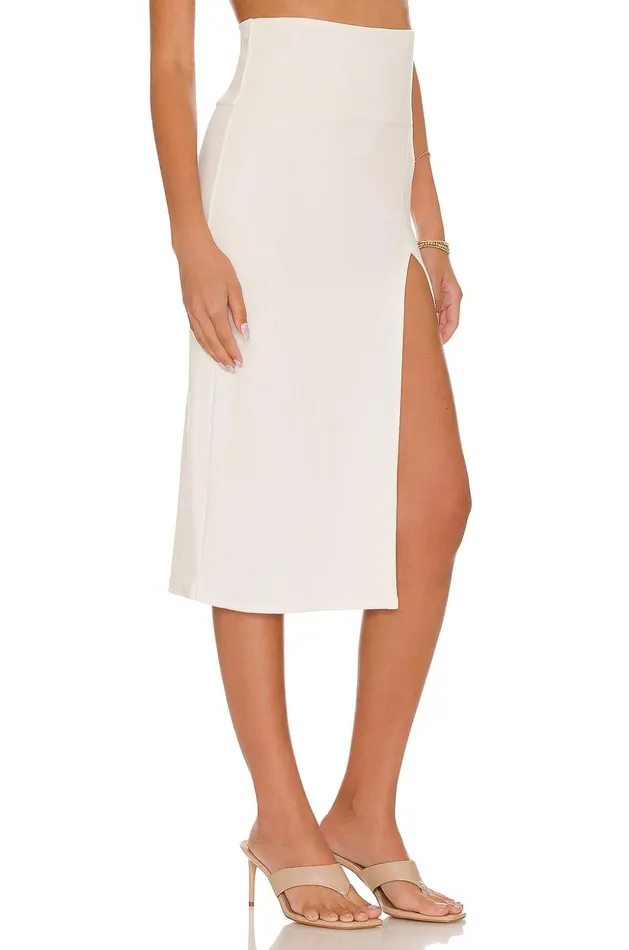 Lovers and Friends Skirts Women Liv Midi Skirt Ivory Lovers and Friends Skirts Women Liv Midi Skirt Ivory