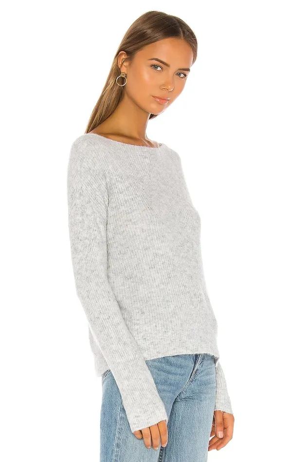 Lovers and Friends Sweaters and Knits Women Alayah Off Shoulder Sweater Grey Lovers and Friends Sweaters and Knits Women Alayah Off Shoulder Sweater Grey