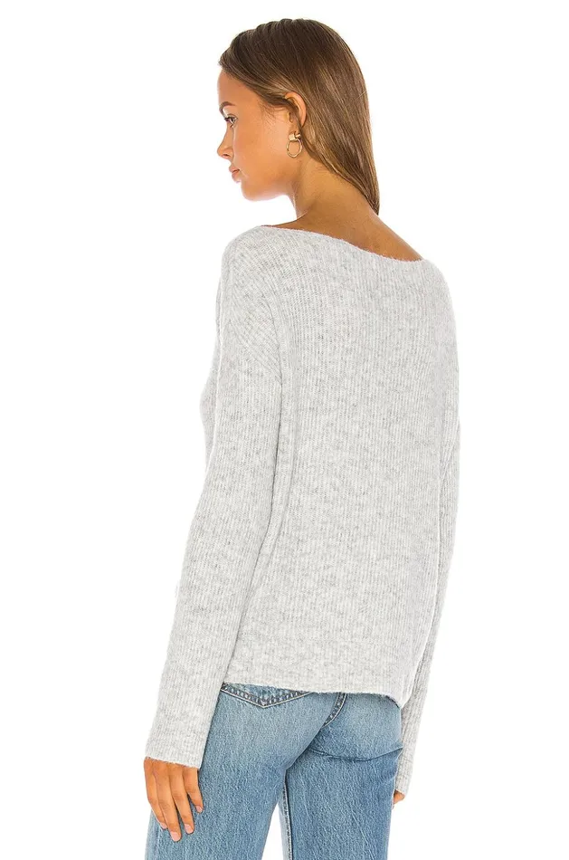 Lovers and Friends Sweaters and Knits Women Alayah Off Shoulder Sweater Grey Lovers and Friends Sweaters and Knits Women Alayah Off Shoulder Sweater Grey