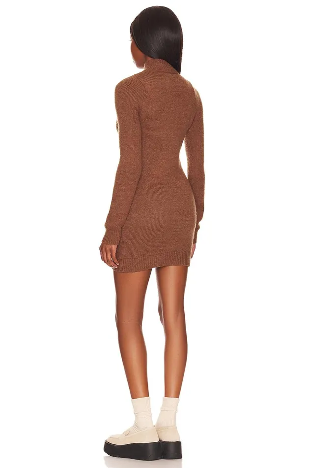 Lovers and Friends Sweaters and Knits Women Anthea Sweater Dress Dark Chocolate Lovers and Friends Sweaters and Knits Women Anthea Sweater Dress Dark Chocolate