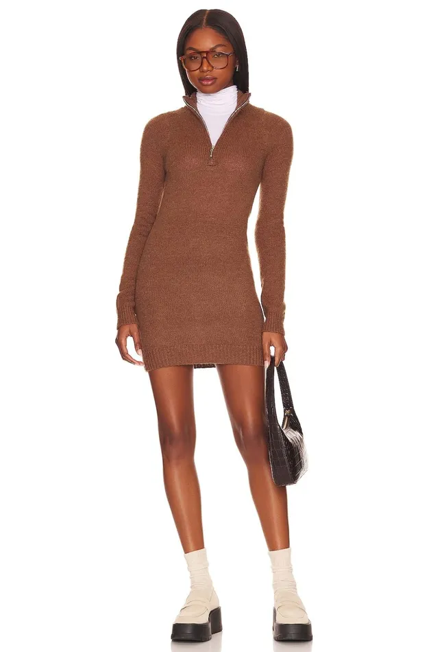 Lovers and Friends Sweaters and Knits Women Anthea Sweater Dress Dark Chocolate Lovers and Friends Sweaters and Knits Women Anthea Sweater Dress Dark Chocolate