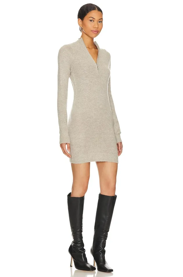 Lovers and Friends Sweaters and Knits Women Anthea Sweater Dress Heather Grey Lovers and Friends Sweaters and Knits Women Anthea Sweater Dress Heather Grey