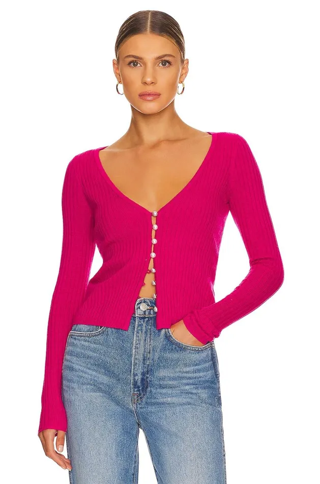 Lovers and Friends Sweaters and Knits Women Baxter Cardigan Hot Pink