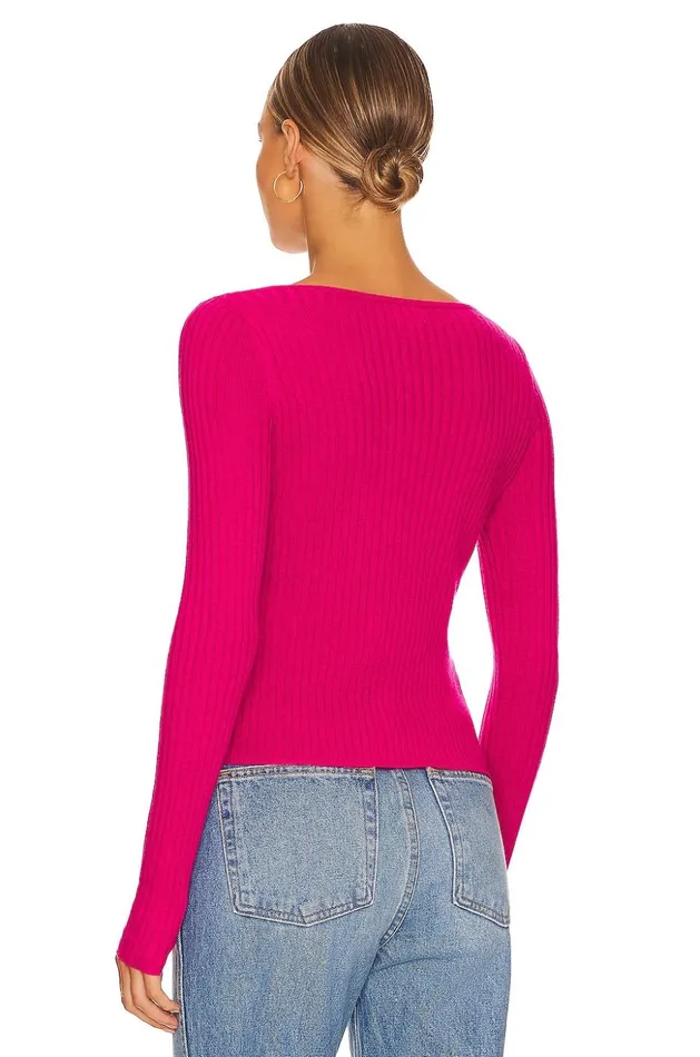 Lovers and Friends Sweaters and Knits Women Baxter Cardigan Hot Pink Lovers and Friends Sweaters and Knits Women Baxter Cardigan Hot Pink
