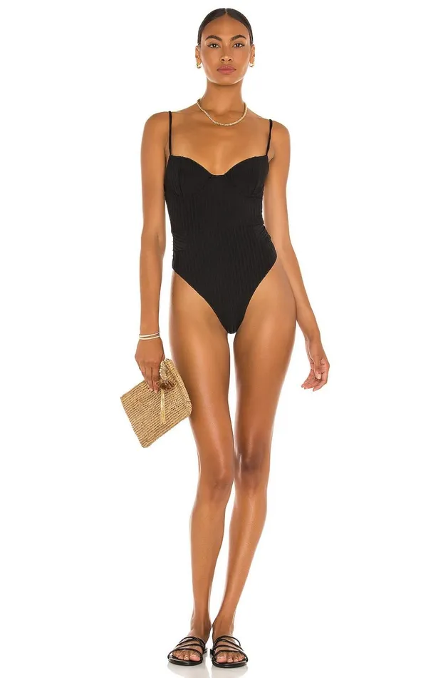 Lovers and Friends Swimsuits and CoverUps Women Gage One Piece Black
