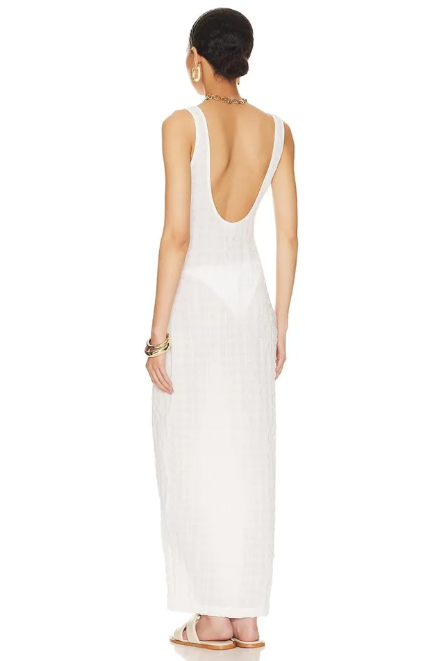 Lovers and Friends Swimsuits and CoverUps Women Laguna Bay Maxi Dress White Lovers and Friends Swimsuits and CoverUps Women Laguna Bay Maxi Dress White