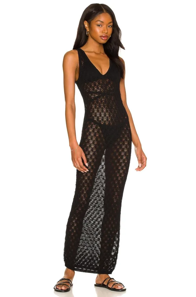 Lovers and Friends Swimsuits and CoverUps Women Manu Dress Black