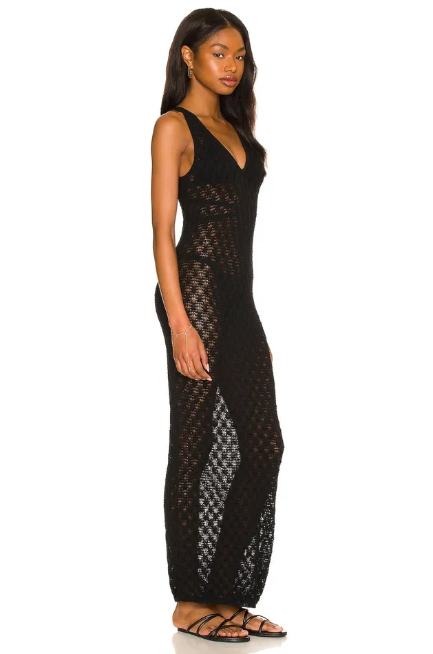 Lovers and Friends Swimsuits and CoverUps Women Manu Dress Black Lovers and Friends Swimsuits and CoverUps Women Manu Dress Black