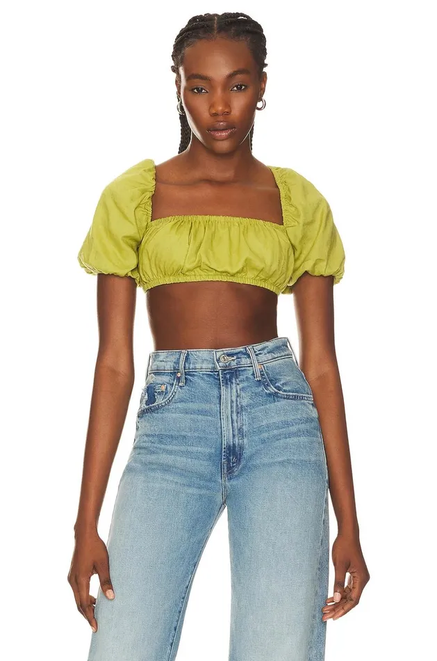 Lovers and Friends Tops Women Aviana Top Green Lovers and Friends Tops Women Aviana Top Green