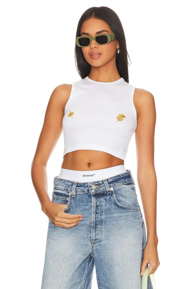 Lovers and Friends Tops Women Breakfast Club Tank White