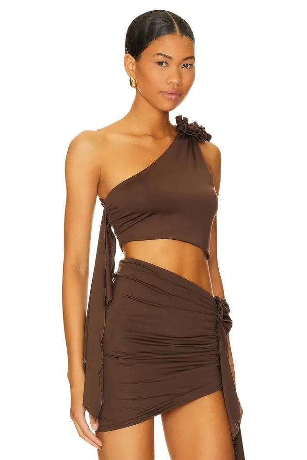Lovers and Friends Tops Women Cordelia Top Chocolate Brown Lovers and Friends Tops Women Cordelia Top Chocolate Brown