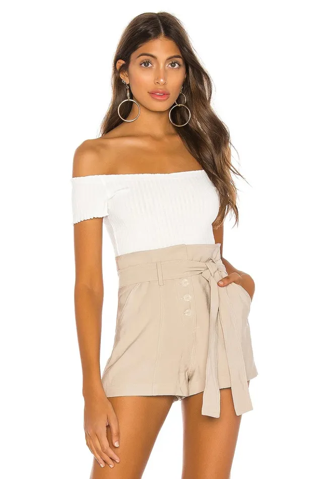 Lovers and Friends Tops Women Dana Bodysuit Ivory