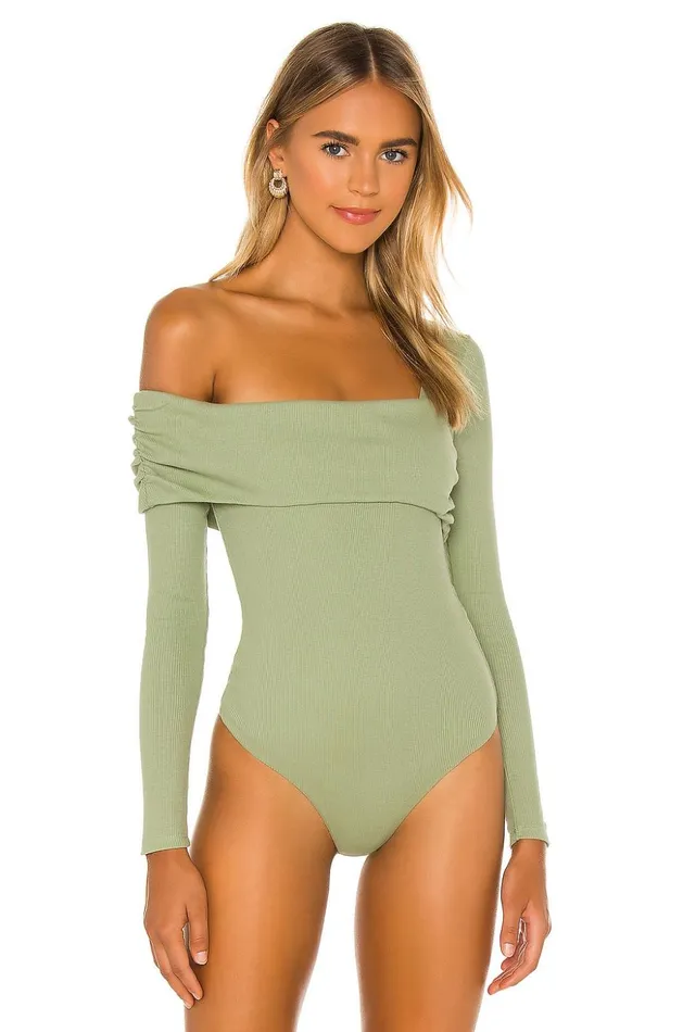 Lovers and Friends Tops Women Florence Bodysuit Dark Green Lovers and Friends Tops Women Florence Bodysuit Dark Green