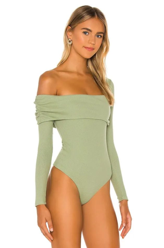 Lovers and Friends Tops Women Florence Bodysuit Dark Green Lovers and Friends Tops Women Florence Bodysuit Dark Green