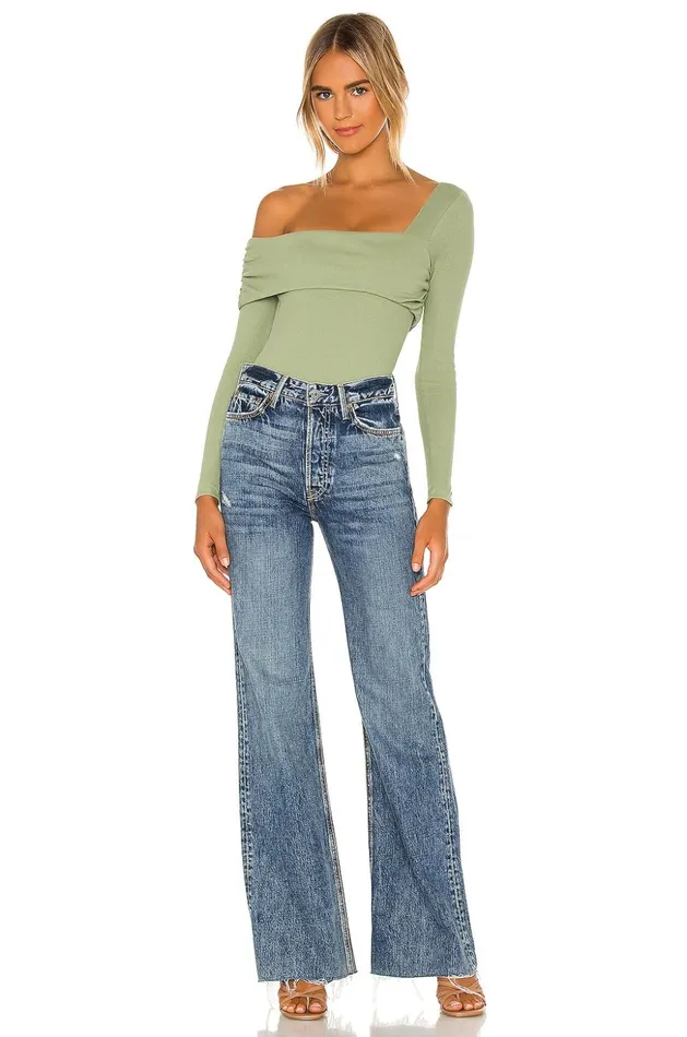 Lovers and Friends Tops Women Florence Bodysuit Dark Green Lovers and Friends Tops Women Florence Bodysuit Dark Green