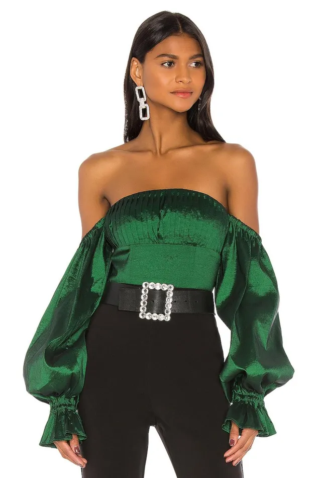 Lovers and Friends Tops Women Fraya Top Emerald