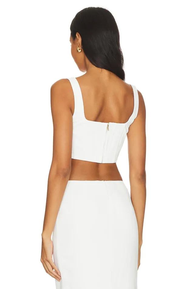 Lovers and Friends Tops Women Imani Top Opal White Lovers and Friends Tops Women Imani Top Opal White