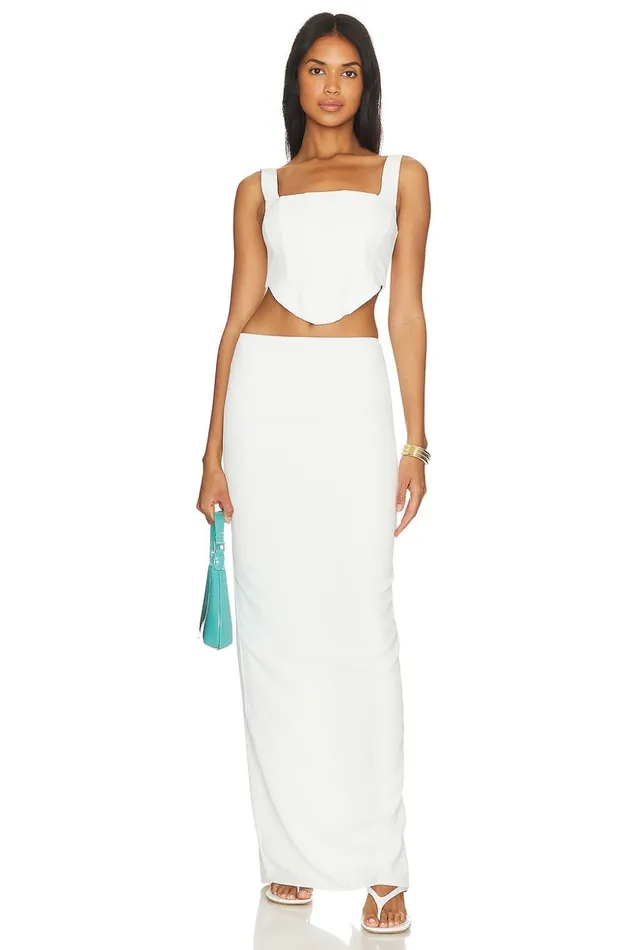 Lovers and Friends Tops Women Imani Top Opal White Lovers and Friends Tops Women Imani Top Opal White