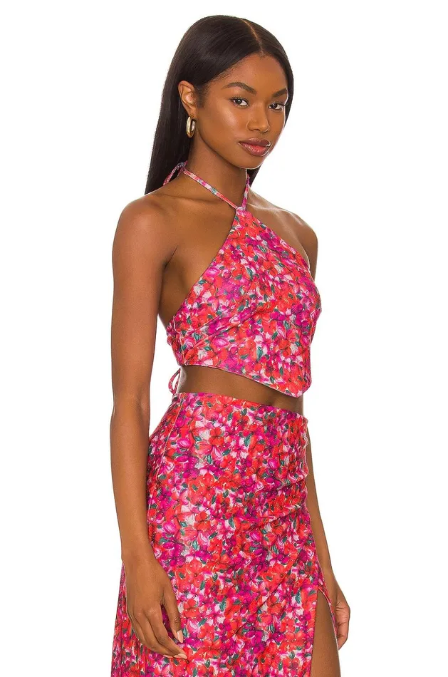 Lovers and Friends Tops Women Lana Tie Top Island Floral Lovers and Friends Tops Women Lana Tie Top Island Floral