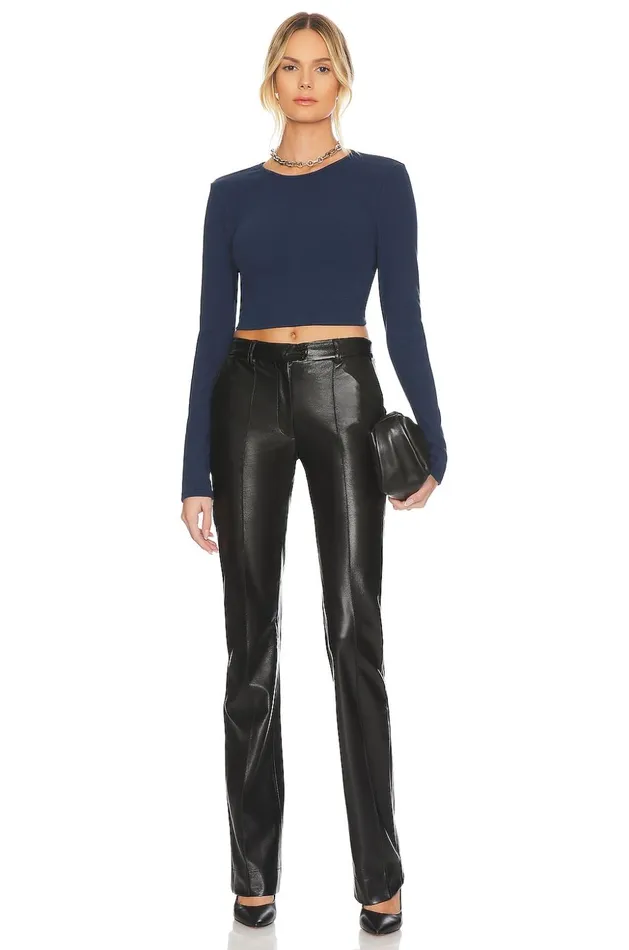 Lovers and Friends Tops Women Olivia Top Navy Blue Lovers and Friends Tops Women Olivia Top Navy Blue