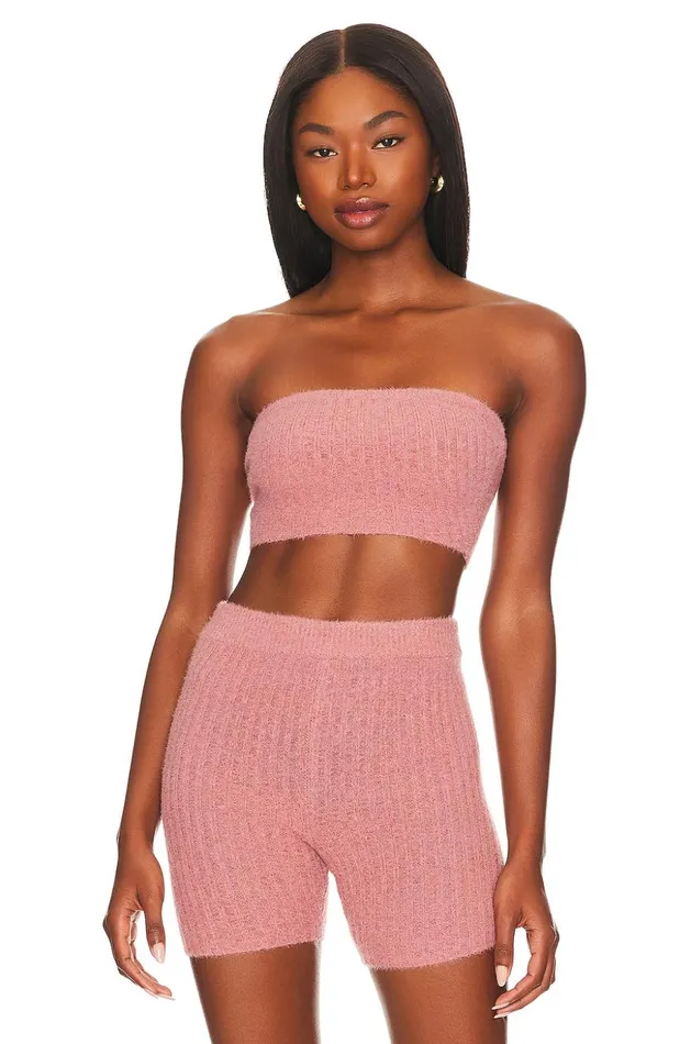 Lovers and Friends Tops Women Reign Cropped Tube Top Mauve