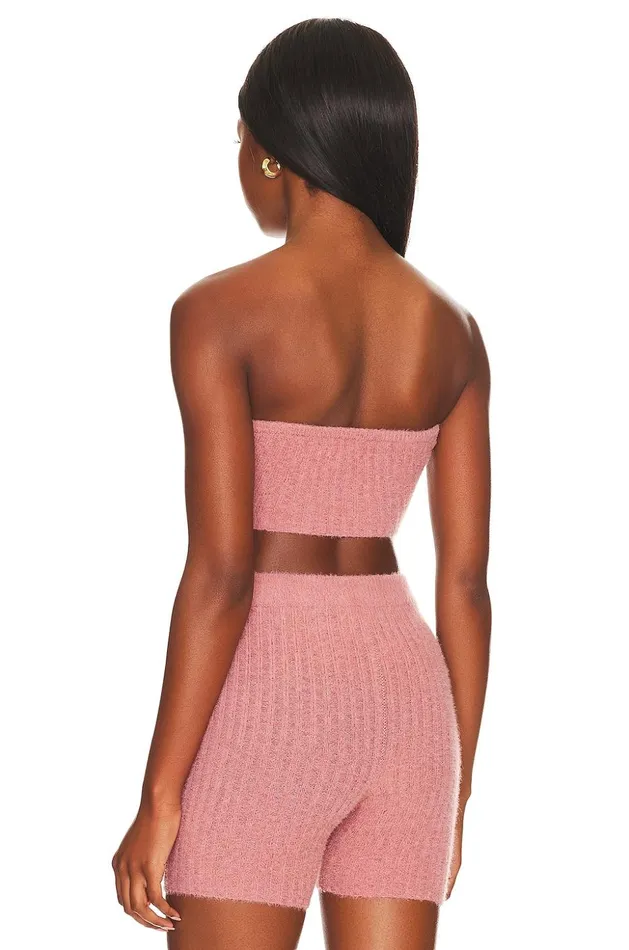 Lovers and Friends Tops Women Reign Cropped Tube Top Mauve Lovers and Friends Tops Women Reign Cropped Tube Top Mauve