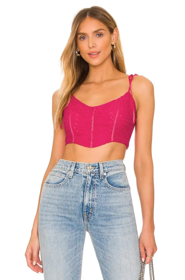 Lovers and Friends Tops Women Rosanna Bustier Top Paradise Pink